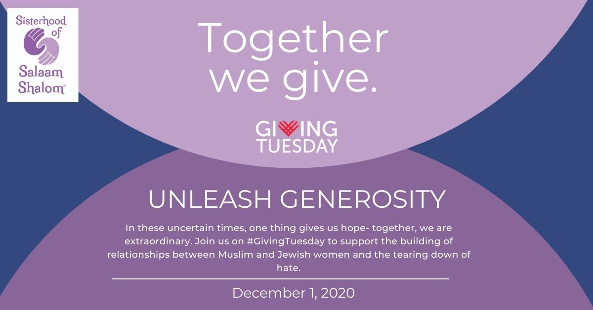 Together we give. Giving Tuesday. Unleash Generosity.