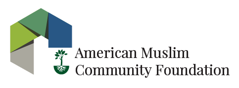 American Muslim Community Foundation with small green tree logo