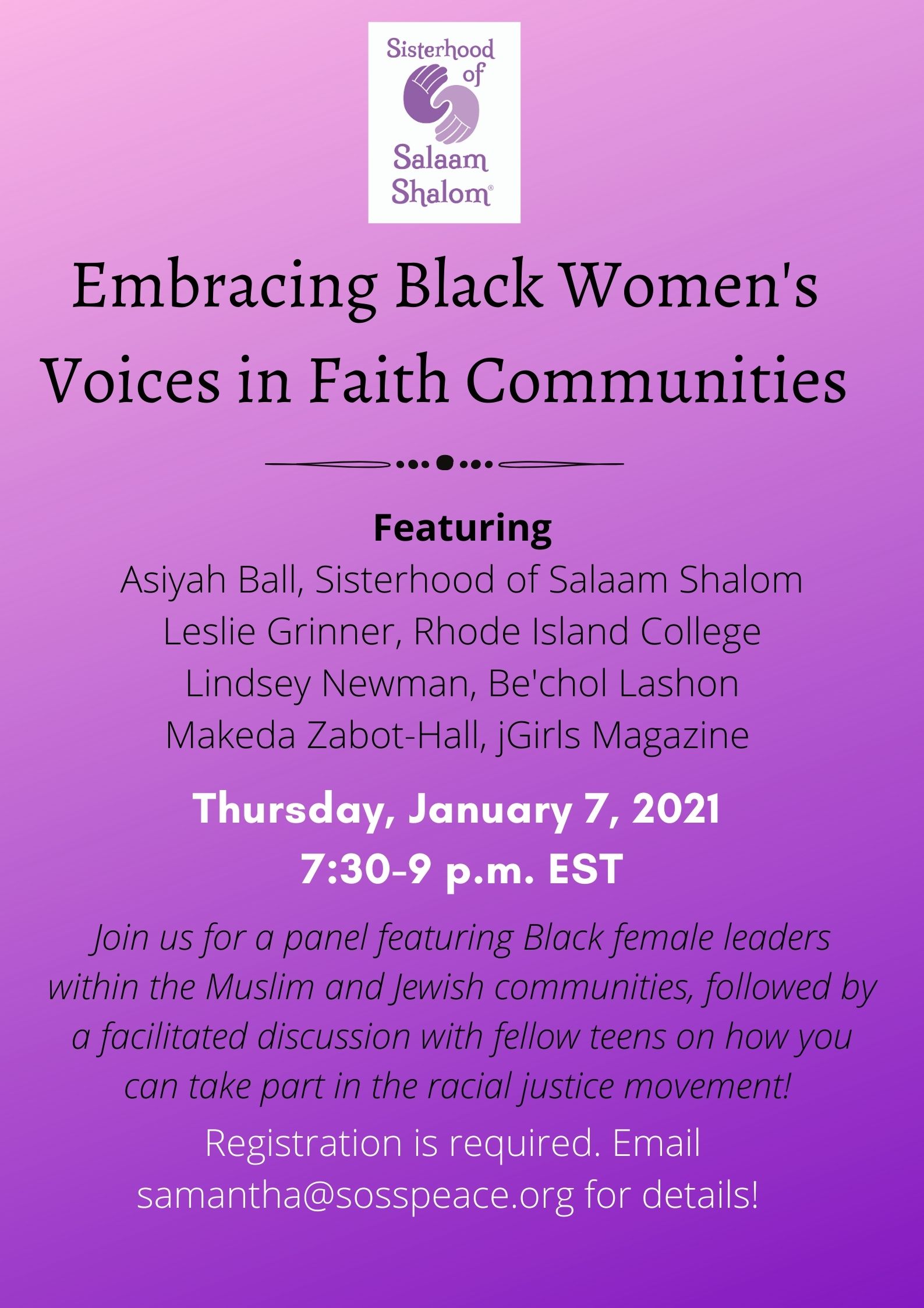 Black Women's Voice Teen Panel